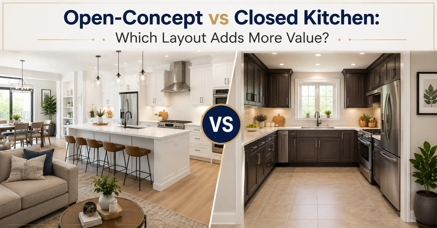 Open-Concept vs Closed Kitchen